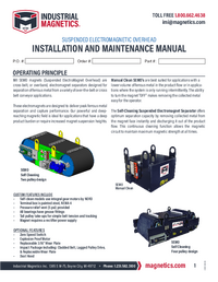 Thumbnail of document Suspended Electromagnet Separator (SEMO) Manual