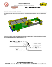 Thumbnail of document Magnetic Stainless Separation Conveyor