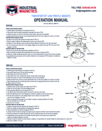 Thumbnail of document Transporter low profile mount instructions SCFLG30, SMFLG30, SMNPT30
