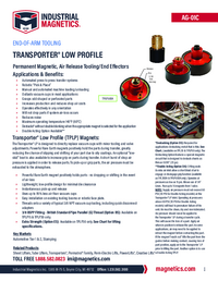 Thumbnail of document Transporter® Low Profile Magnets (TPLP)