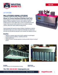 Thumbnail of document Magnetic Palletizers and Depalletizers
